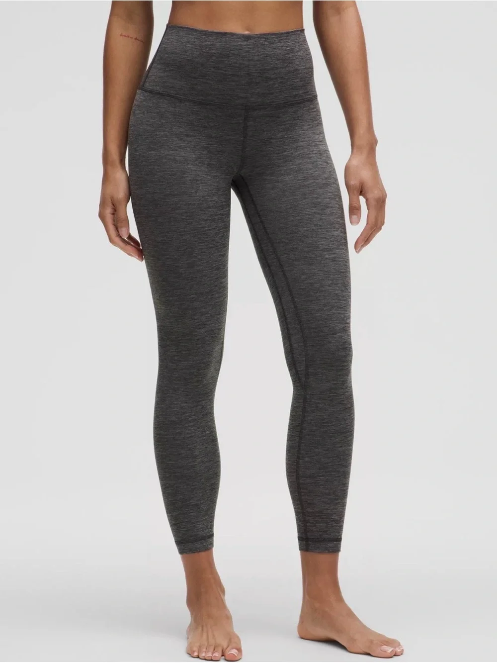 lululemon athletica Dark Charcoal Heather High-Rise Leggings